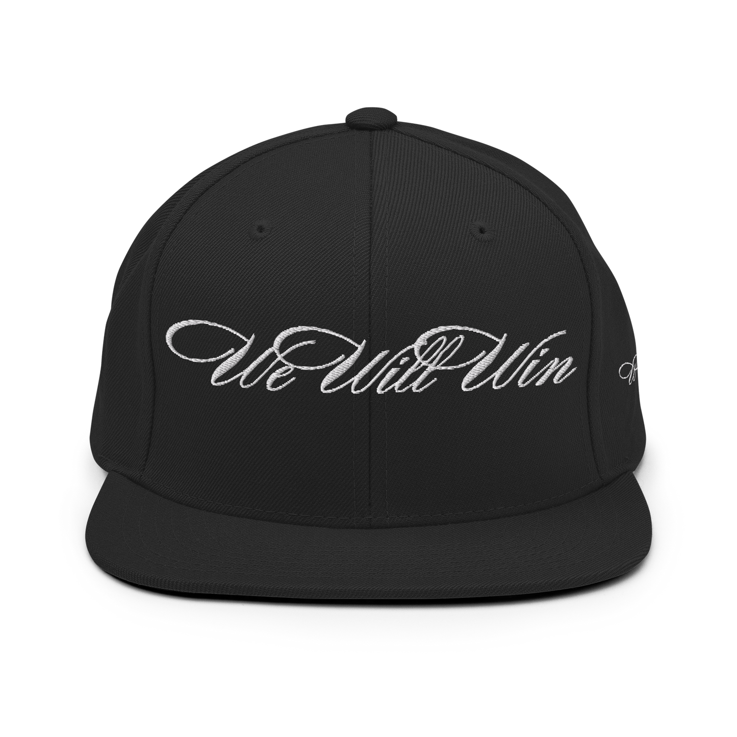 Casquette "WE WILL WIN" Brodée Noir