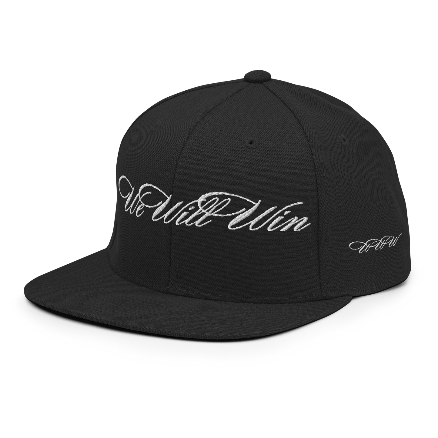 Casquette "WE WILL WIN" Brodée Noir