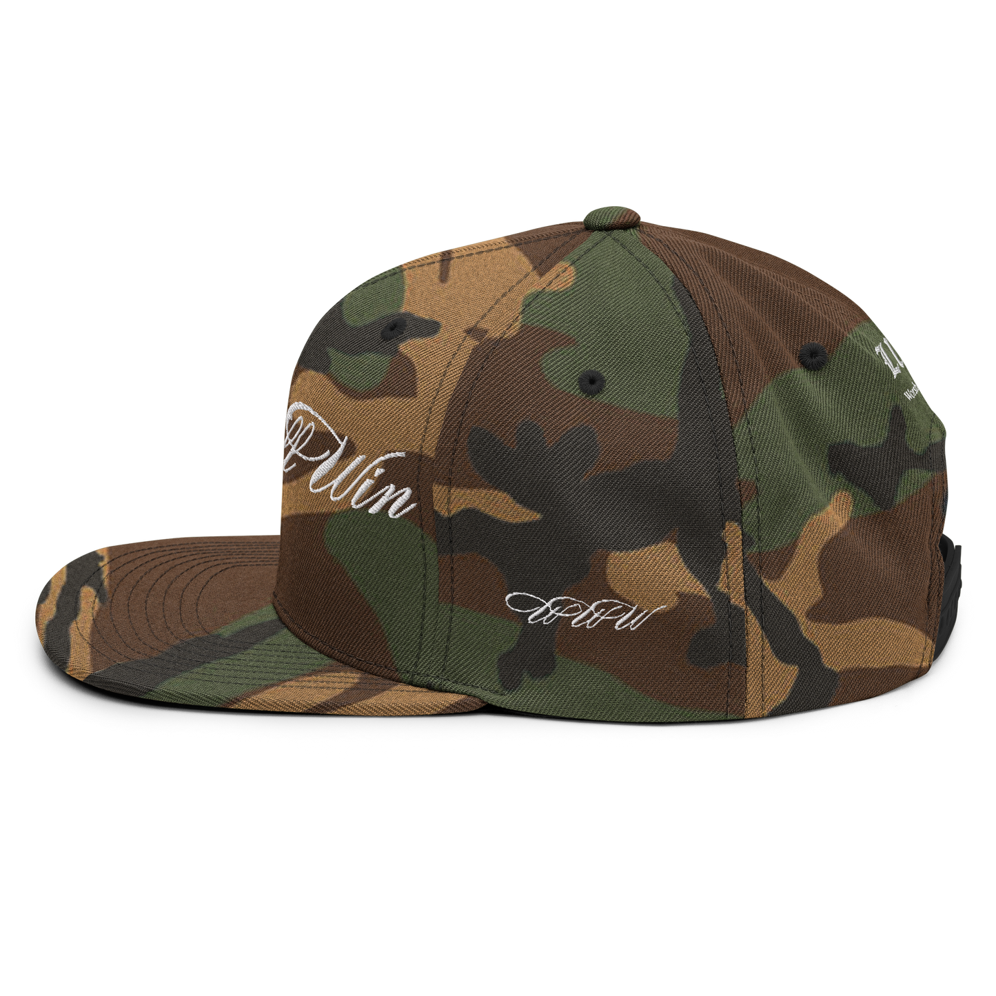Casquette "WE WILL WIN" Brodée Camo
